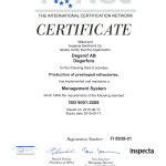 ISO Certifikat 9001:2008